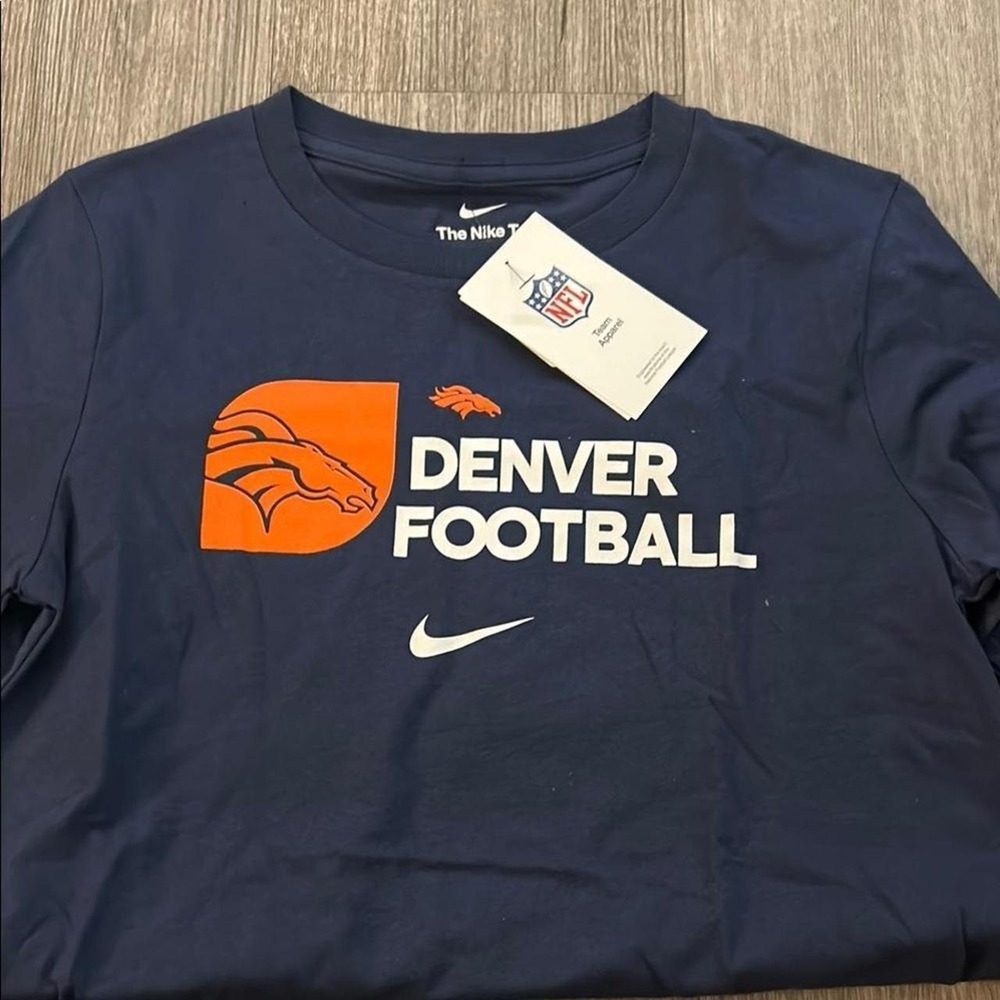 Nike Denver Broncos Kids Navy Blue T-Shirt Broncos Country NFL Tee 14/16